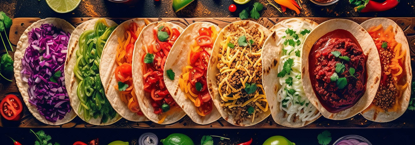 Corn tortilla banner
