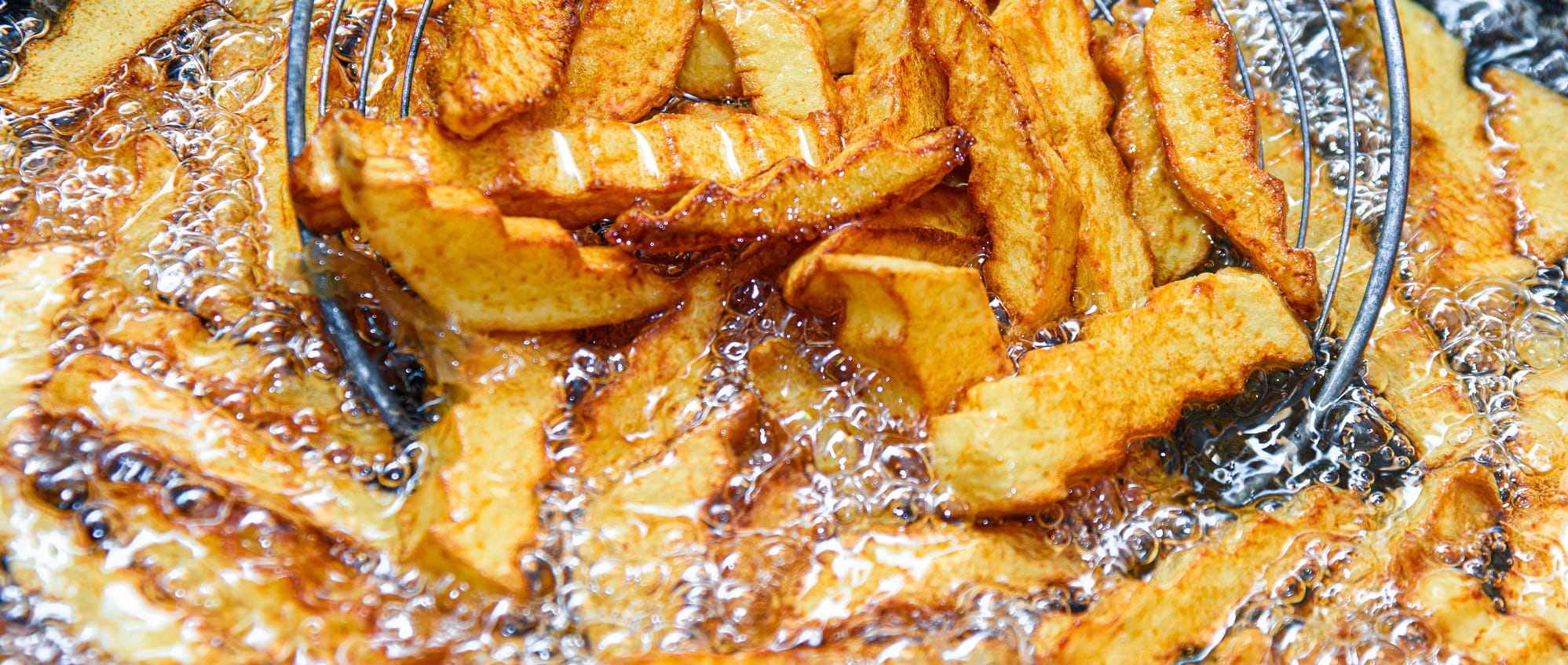 fries chicken