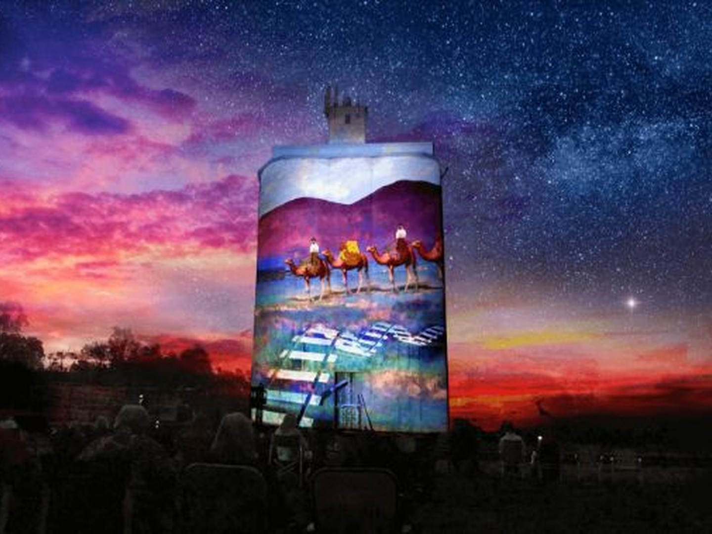 Quorn silo art