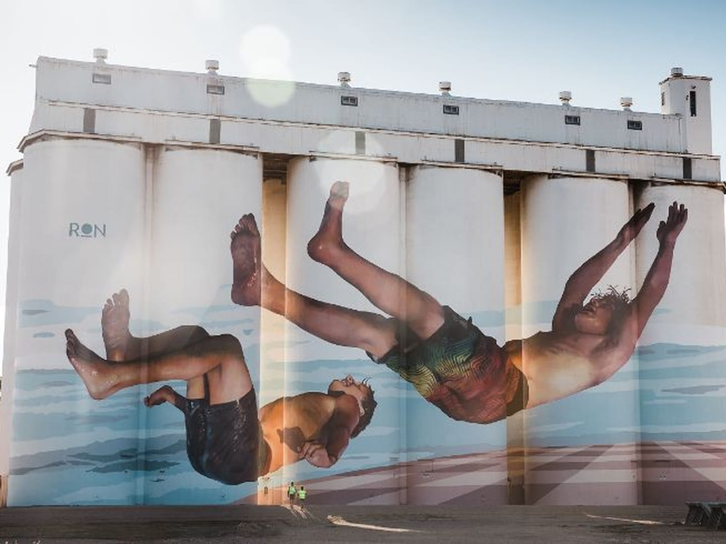 Tumby Bay silo art