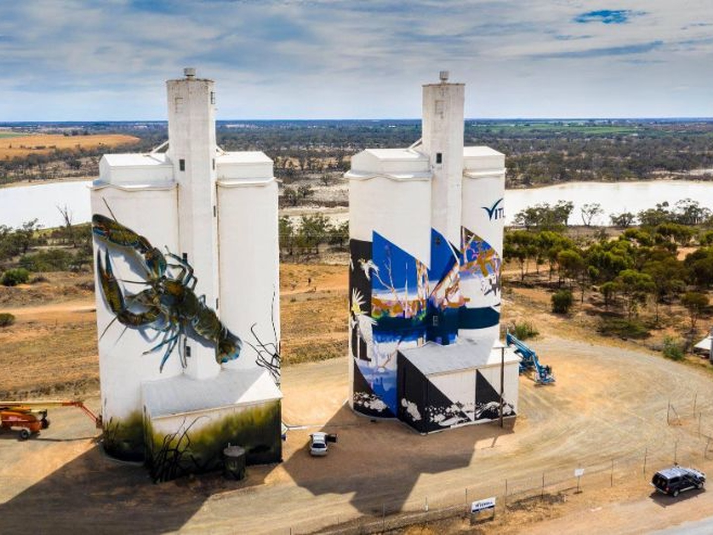 Waikerie silo art