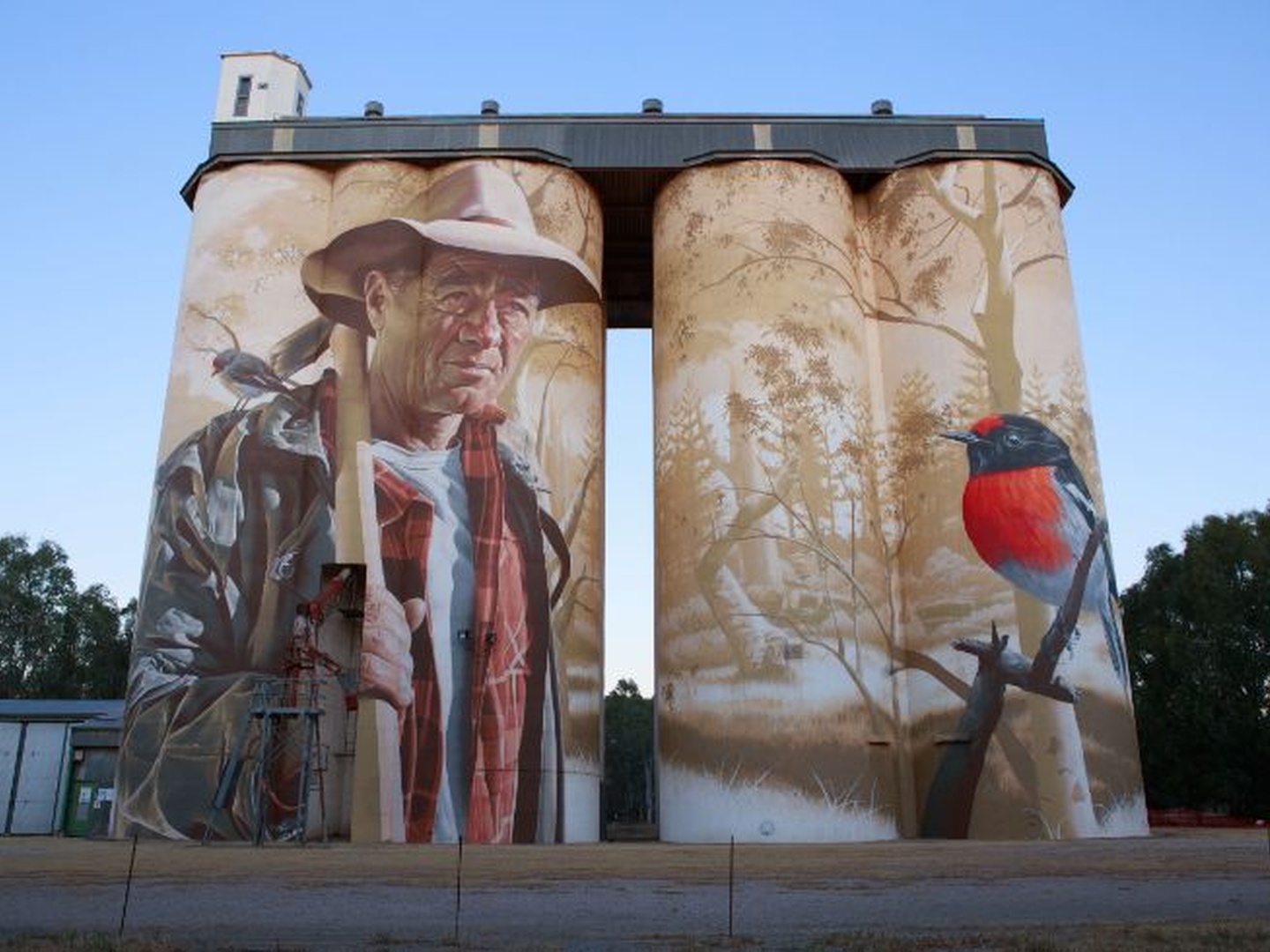 Wirrabara silo art