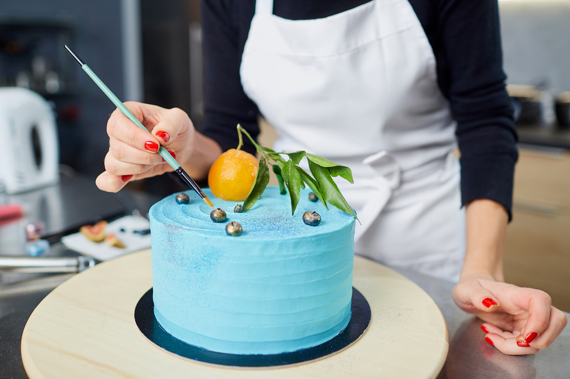 Mango on Cake