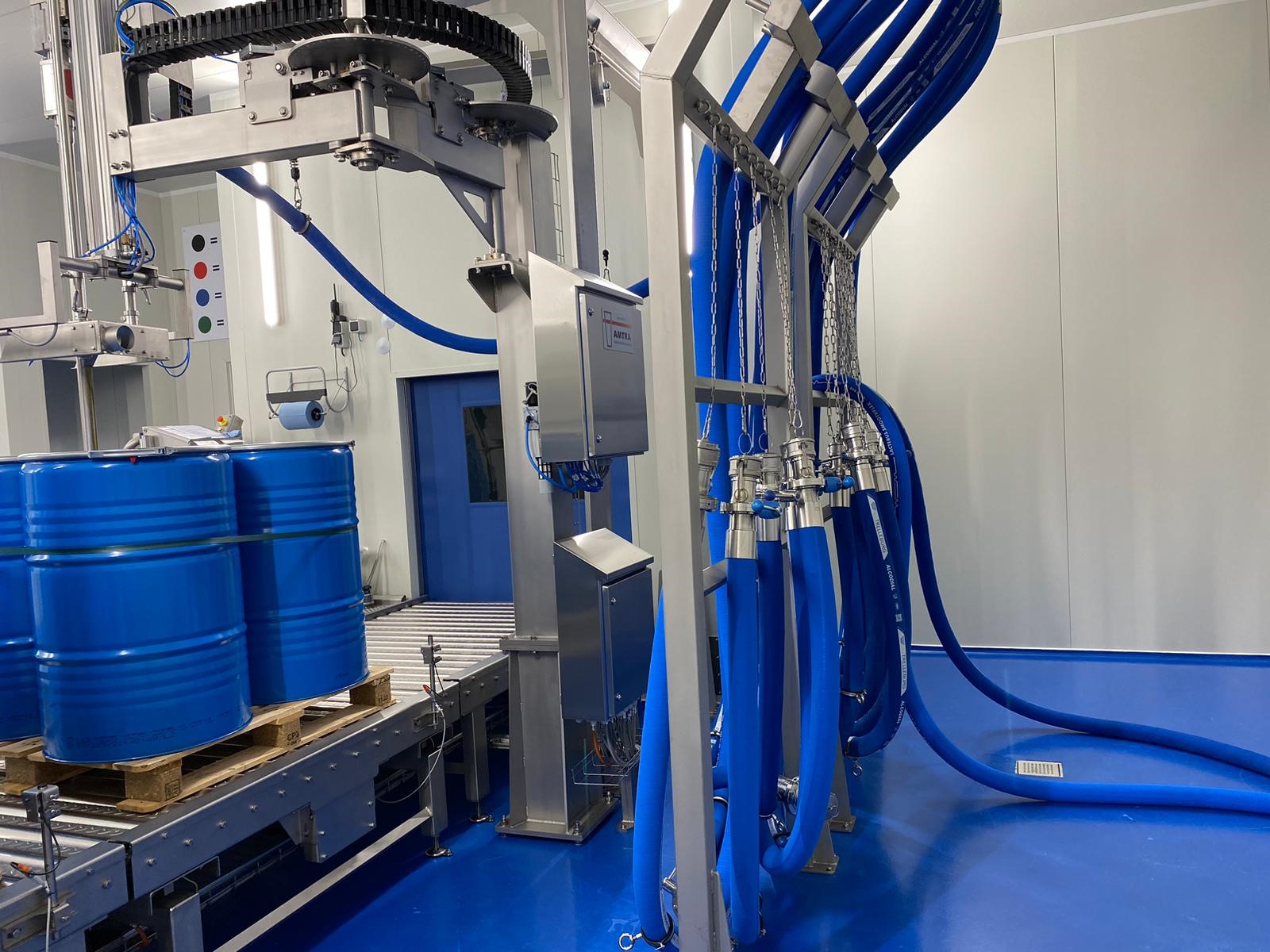 Infant grade lecithin lab filling station