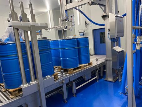 Infant grade lecithin lab filling station 2