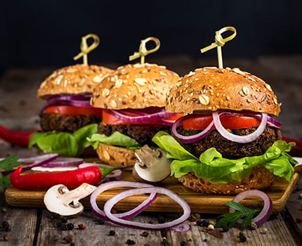 plant based burgers