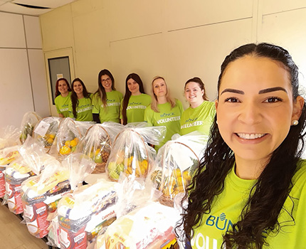 Bunge volunteers