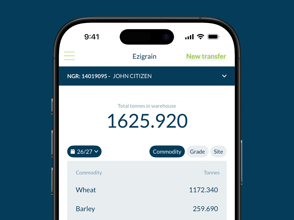 Bunge app - Ezigrain