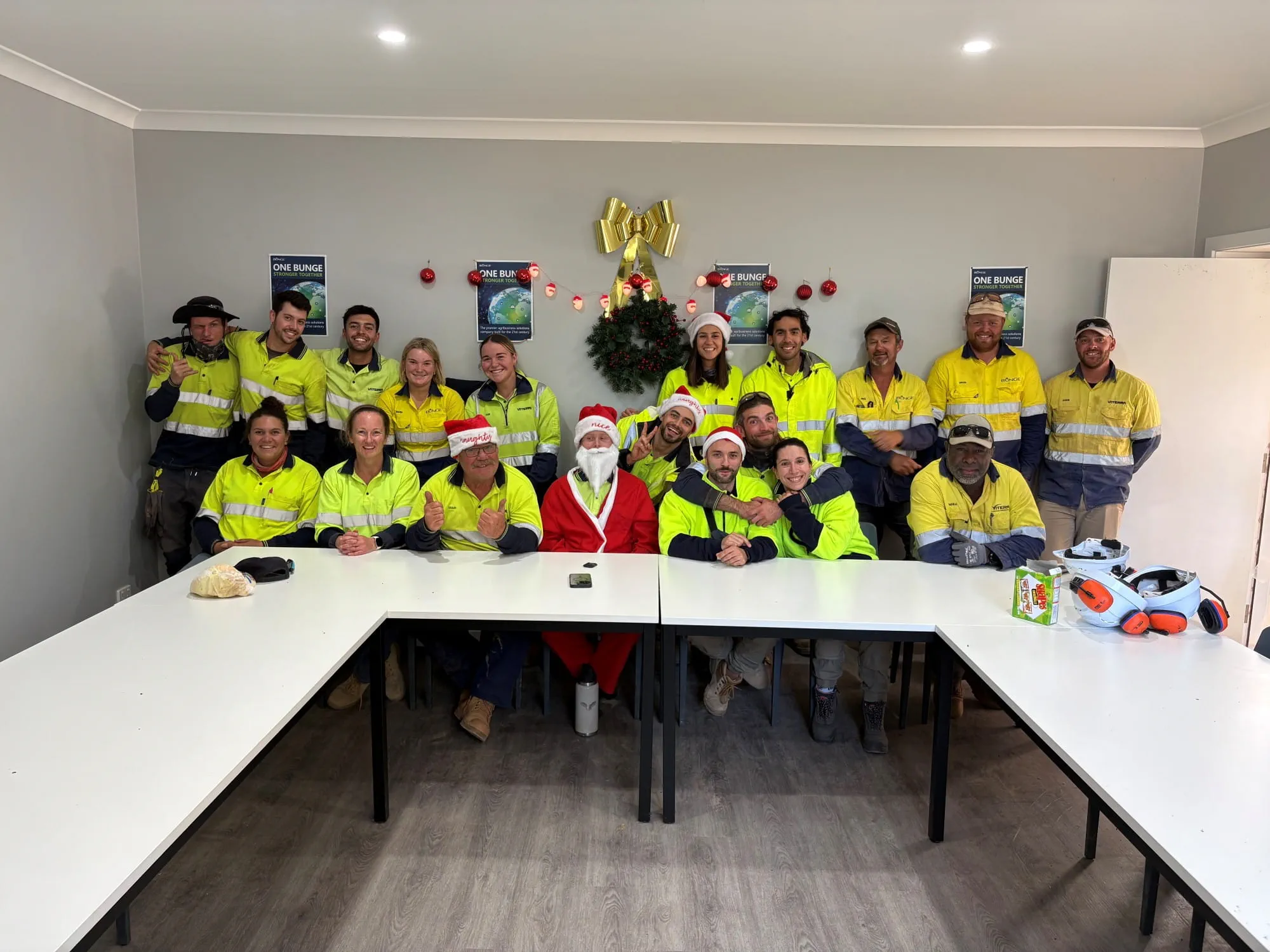 Bunge Tumby Bay employees in the festive spirit